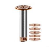 Vanne anti-odeur avec noyau intérieur en cuivre (15 cm) | Système de fermeture magnétique, ouverture/fermeture automatique, empêche les insectes, construction métallique