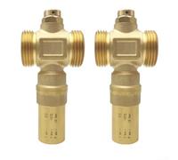 Vanne Antigel pour chauffage pour sol, Laiton, DN25 1 Pouces(1pc) | pour chauffage au pour sol, Ouverture Auto à 3°C, pour idéal Maisons, Laiton , DN25 1 Pouces
