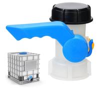Vanne Cuve 1000L Plastique, Adaptateur IBC 60mm S60x6 Adaptateur Universel pour Cuve 1000 litres