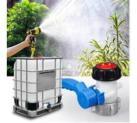 Vanne cuve-Vanne papillon-Vanne pour Cuve 1000 litres IBC 62mm,Adaptateur Universel De Réservoir d'eau Robinet de Valve de Réservoir