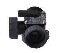 Poolex Vanne d'arrêt 3 voies à visser – Compatible Intex/BW – Ø50 mm