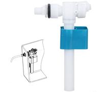 Vanne d'admission latérale WC 3/8 ABS avec filtre réglable en hauteur
