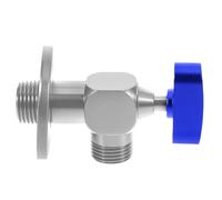 Vanne D'angle à Bille Grand Débit pour Raccord Eau Rv et Maison | Cuivre, Usage Eau Chaude et Froide, Connexion Rapide, Débit Fluide, Core pour Gestion D'eau