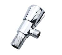 Vanne d'angle de robinet mâle 1/2 ', 2 pièces, vanne d'arrêt salle bains, vannes remplissage chromées for toilettes cuisine pour maison
