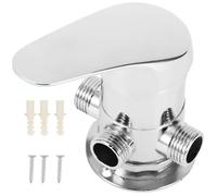 Vanne d'angle de salle de bain à 3 voies G1/2in pour pommeau de douche séparateur d'eau douche inverseur vanne de commutation