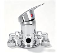 Vanne d'angle murale, vanne d'inversion de douche G1/2in, salle de bains, vanne à 3 voies, pièce de rechange pour vanne de mélangeur de douche pour cuisine de salle de bains