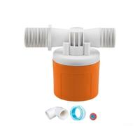 Vanne d'arrêt automatique avec mécanisme à flotteur, dispositif de prévention des fuites de 1,9 cm pour réservoirs et piscines, pour installation facile du contrôleur de niveau d'eau (entrée latérale)