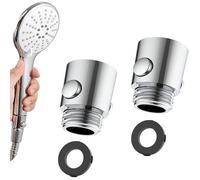 Vanne D'arrêt de Pommeau de Douche,Valve de Pommeau de Douche, Stop Douche Vanne, Economiseur D'eau pour Douche -2 Pièces