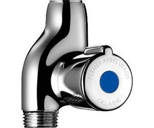 Vanne d'arrêt Delabie G1/2 avec robinet. Séparateur de tube, avec chapeau 1/4 de tour