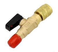 Vanne d'arrêt filetée pour R32 avec raccords 1/4 ACME F et 5/16 SAE M