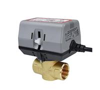 Vanne d'arrêt motorisée 2 voies en laiton 3/4'' 1'' AC220V avec vanne à soupape électrique for ventilo-convecteur VC6013