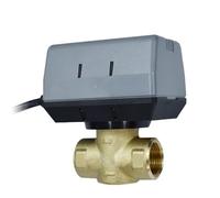 Vanne d'arrêt motorisée en laiton 1/2'' 3/4'' 1'' AC220V 2 voies avec ventilo-convecteur VC6013