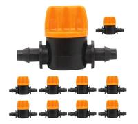 Vanne d'arrêt pour irrigation 10 Pièces Accessoires | Vanne d'Arrosage pour Tuyau Pour Jardiniers Propriétaires Agriculteurs Paysagistes Fermes Champs Se