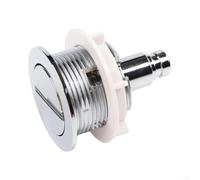 Vanne de chasse 38 mm pour robinet de baignoire moderne 38 mm pour moderne | S'adapte aux trous de 38 mm, double bouton-poussoir, mode économie d'eau, remplacement facile, réservoirs standard