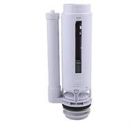 Vanne de chasse d'eau double bouton avec mécanisme de vidange fendue pour économie d'eau ABS pour réparation de réservoir de salle de bain Couleur blanche 20 cm Taille (27 cm)