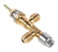 Vanne de Commande Gaz pour Chauffage de Terrasse, Laiton, Extérieur | Soupape de Sécurité Gaz, Pièce de Rechange pour Parasol Chauffant, Résistance à Chaleur, Outils Minimaux