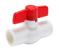 Vanne de commutation PPR en plastique pour les applications de conduites d'eau où une stabilité dimensionnelle et une rétention de pression à long terme sont nécessaires (63 mm (blanc)