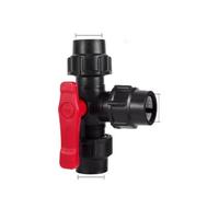 Vanne de connexion rapide en polyéthylène à trois voies étanche 10 kg pression pour PE PVC PPR fer agricole jardin irrigation