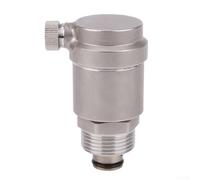 Vanne de décompression automatique en acier inoxydable pour systèmes de plomberie, DN15/DN20 filetée, design compact 7 cm x 4,8 cm, pour résidentiel et (DN25)