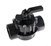 Vanne de dérivation à joint positif à 2 ports compatible avec Jandy 4716, pièces de piscine de 6,3 cm pour un contrôle précis du débit d'eau, ABS résistant à l'usure, idéal pour les spas et les