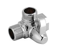 Vanne de Dérivation de Douche à 3 Voies G1/2 Multi-Fonction Séparateur d'Eau Contrôle Précis de Température Adaptateur Universel pour Pomme de Douche Salle de Bain Installation Facile