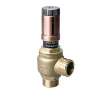 Vanne de dérivation de pression différentielle en laiton régulateur d'équilibre hydraulique pour chauffage au sol pompe à chaleur chaudière centrale CVC composant du système de contrôle de débit