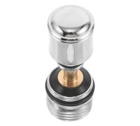 Vanne de Dérivation pour Douche, Tige 45mm, Levier | Cuivre Argenté, Noyau de Valve Précis, Remplacement Facile, Salle de Bain, Rénovation, Modèle Standard