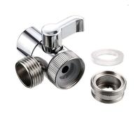 Vanne de dérivation pour robinet d\'évier, avec aérateur et adaptateur fileté mâle pour raccord de tuyau 1/2\""