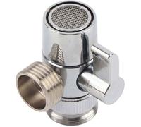Vanne de divertisseur Filtre Robinet, laiton de haute qualité durable pour l'évier de cuisine Adaptateur flexible G1 / 2