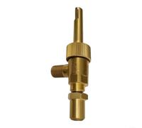 Vanne de gaz pour barbecue 65 mbar avec entrée 1/8-27NPT et buse de 8 mm en laiton pour barbecue et kit de composants d'appareils de cuisine