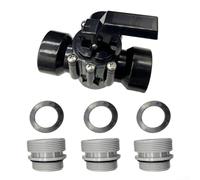 Vanne de piscine à 3 voies, raccord de tuyau de raccordement de pompe de piscine à 3 voies, valve de rechange pour dérivation et arrêt et mélange