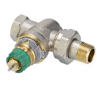 Vanne de radiateur droite Danfoss RA-DV 3/8" DN 10 (013G7712)
