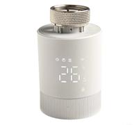 Vanne de radiateur TRV pour, actionneur de thermostat avec commande vocale, température ambiante programmable, sans fil, sans hub, régulateur de température domestique alimenté