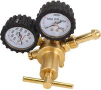 Vanne de régulation d'azote HVAC avec tuyau de 60 pouces, 0�C800 PSI, raccord d'entrée CGA580, sortie à filetage extérieur de 1/4 pouce, pour test de pression, test d'étanchéité