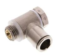 Vanne de régulation de débit Coude de sortie de compteur 10 mm - G1/4'' Banjo à vis fendue en laiton