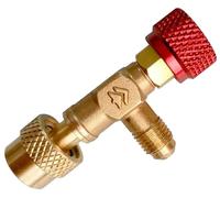 Vanne de service, laiton de haute qualité, 10 cm de longueur x 3 cm de diamètre, compatible avec le R-290 et le R-32, pression maximale : 300 PSI, e CE