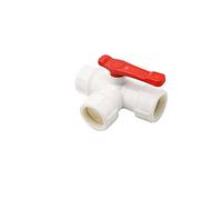 Vanne de tuyauterie Coupleur en T for tuyau d'eau, Type T, PVC PE, connexion rapide, 1 pièce