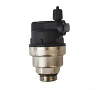 Vanne de ventilation automatique en cuivre pour kits d'installation de chauffe-eau solaire, kits de montage de chaudière et hydraulique pour ensembles de mise en service de système (1/2 bouchon noir)