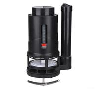 Vanne de vidange de réservoir de toilette de 7,6 cm de diamètre avec double bouton poussoir ABS de rechange pour trou de 8 à 9 cm, économie d'eau, chasse complète et demi chasse d'eau réglable en