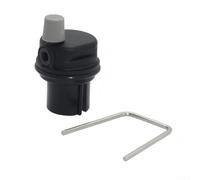 Vanne d'échappement automatique pour chaudière murale type flotteur pour efficacité de chauffage - Plastique noir