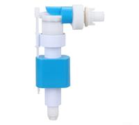 Vanne d'entrée d'eau latérale compacte bleue avec filetage G1/2 pour réservoir de toilettes dissimulé, système moderne de réglage du niveau de niveau en plastique, installation simple, amélioration de