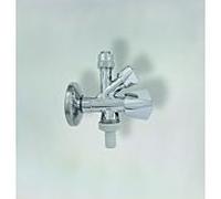 Vanne d'équerre combinée Fukana 1/2" 52213 1/2", auto-étanche, chromée