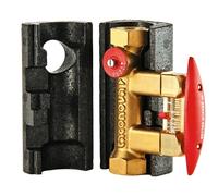 Vanne d'équilibrage avec couvercle isolant Taconova Bypass100 SET DN 40 (223.2661.380)