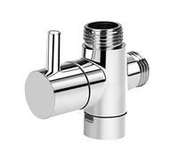 Vanne d'inverseur de douche de rechange, adaptateur en T à 3 voies pour bras de pommeau de douche, inverseur rond G3/4 femelle x sortie G1/2 et G3/4