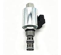 Vanne électromagnétique hydraulique pour chargeur de pelleteuse série 3 en alliage d'aluminium 12 V CC Valve magnétique rotative de rechange pour machines de construction pour chargeur hydraulique (12