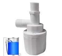 Vanne flotteur de contrôle du niveau d'eau - Vanne d'arrêt automatique de 15 mm pour réservoirs de stockage, accessoire intelligent pour bassin, aquarium, abreuvoir de bétail, industrie