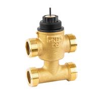 Vanne mélangeuse trois voies avec bypass Honeywell VYE15B1.6M DN 15