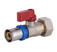 Vanne Multicouche à Sertir Multi profils TH-H-U diamètre Ø16 - Femelle Tournant 15x21 (1/2) pour réseau d'eau potable et chauffage NOYON & THIEBAULT