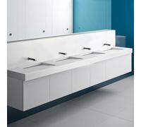 Vanne murale à fermeture automatique Delabie TEMPOSOFT2 G1/2B 7 s, L110mm