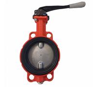 Vanne papillon à brides pour eau Abo Valve 924B032/40 avec levier
